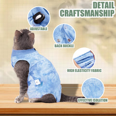 GCVOPTON matière coton-elastanne douce, douceur pour la peau du chat.