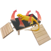 Gxsdj plateforme-reptile-soleil: offre un bain de soleil et repos sûr.