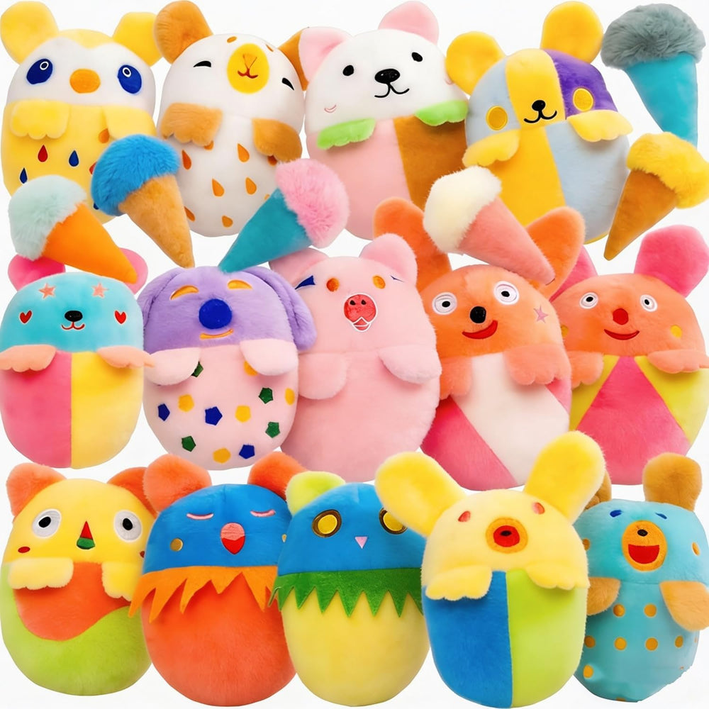 Jouet GZQKUSO pour chiot, ovales colorés, stimule le jeu.