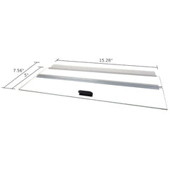 H2Pro bande arrière vinyle ajustable, permet un ajustement facile et accès pratique à l’aquarium.