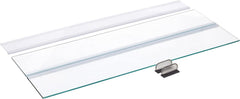 H2Pro canopy en verre 16 po sur l’aquarium, réduction de l’évaporation et clarté accrue.