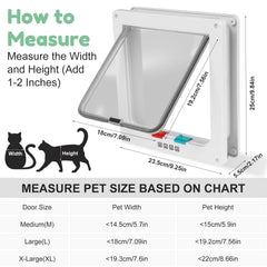 Porte-chat Hachacha avec seuil bas, idéale pour chats et petits chiens.