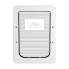 Clapet en polycarbonate Hakuna Pets, résistance et clarté pour une porte.