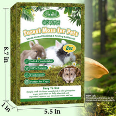 Halatool nidification mousse forêt, espace douillet pour vos petits animaux