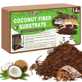 Halatool substrat-coquille-coco-brique: brique prête e0 gonfler pour terrarium humide.