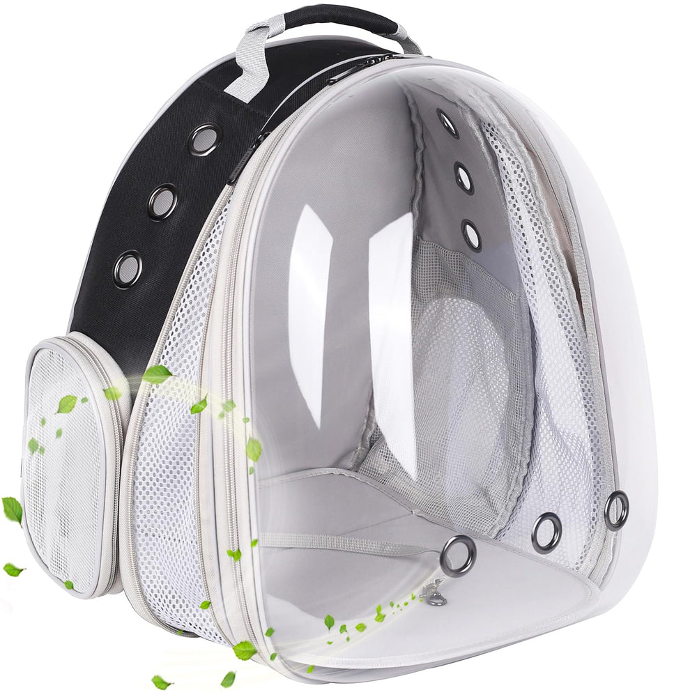 halinfer sac dos chat avant extension : espace accru et confort pour grands chats.