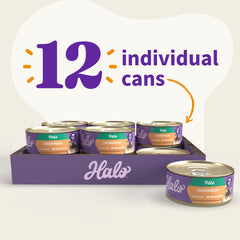 Halo pâté chat sans céréales, diététique et hydratation naturelle