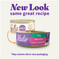 Halo Pâté Chat Texture Onctueuse : texture lisse idéale pour les repas quotidiens.