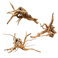 Hamiledyi bois flotté pour aquarium, ensemble de 3 pièces, décor naturel et sûr pour poissons.