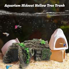 Hamiledyi cachette poisson betta et petits poissons, favorise le confort.