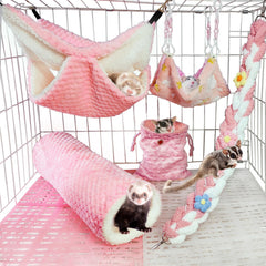 Hamiledyi nid-ferret-double-couche : repos douillet et sécurité durable.