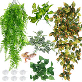 Hamiledyi plantes terrarium grandes feuilles suspendues style A pour créer un recoin naturel