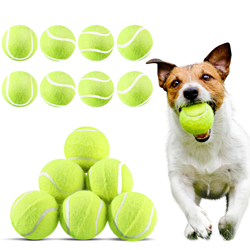 Balle Hanaive tennis chien jaune, 2 pouces, idéale pour l entraînement