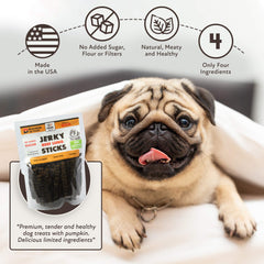 Hank & Harley friandises souples poumons-boeuf-potiron: sans céréales pour chiens sensibles