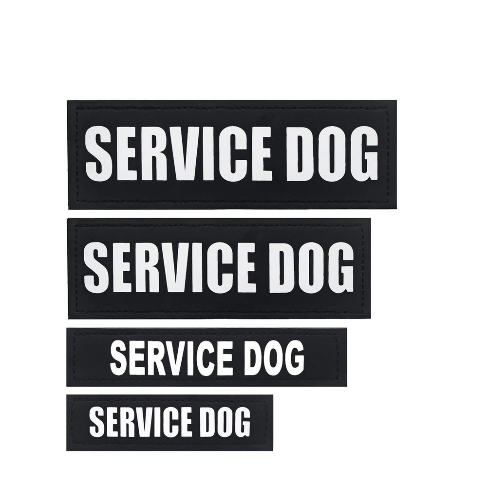 Patch HANWER pour chien de service sur gilet, identification claire et pratique.