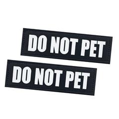 Patch Service Chien HANWER amovible sur harnais, identification rapide et pratique.