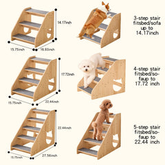 Surface antidérapante HaoCpetslian pour aider votre chien à monter en sécurité.