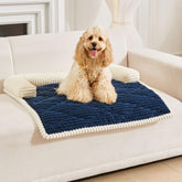 HAOMAIJIA couchage chien grand bleu nuit, confort velouté et soutien.