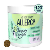 Happy Dingos boîte 120 friandises allergie chien, usage quotidien.