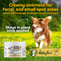 Zone traitement visage Happy Jack Dermacide, idéal pour petites zones.
