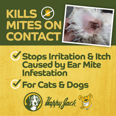 Gouttes Mitex utilisées pour les oreilles des chats, soulage l’inconfort.