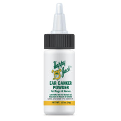 Poudre HAPPY JACK pour oreilles de chien, soutien potentiel aux infections.