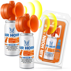 HappyAlley corne-air 1,4 oz 120dB orange lot2 – signal puissant pour sécurité.