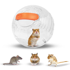 Happy Habitats balle d exercice hamster clair 7 pouces pour observation et activité.