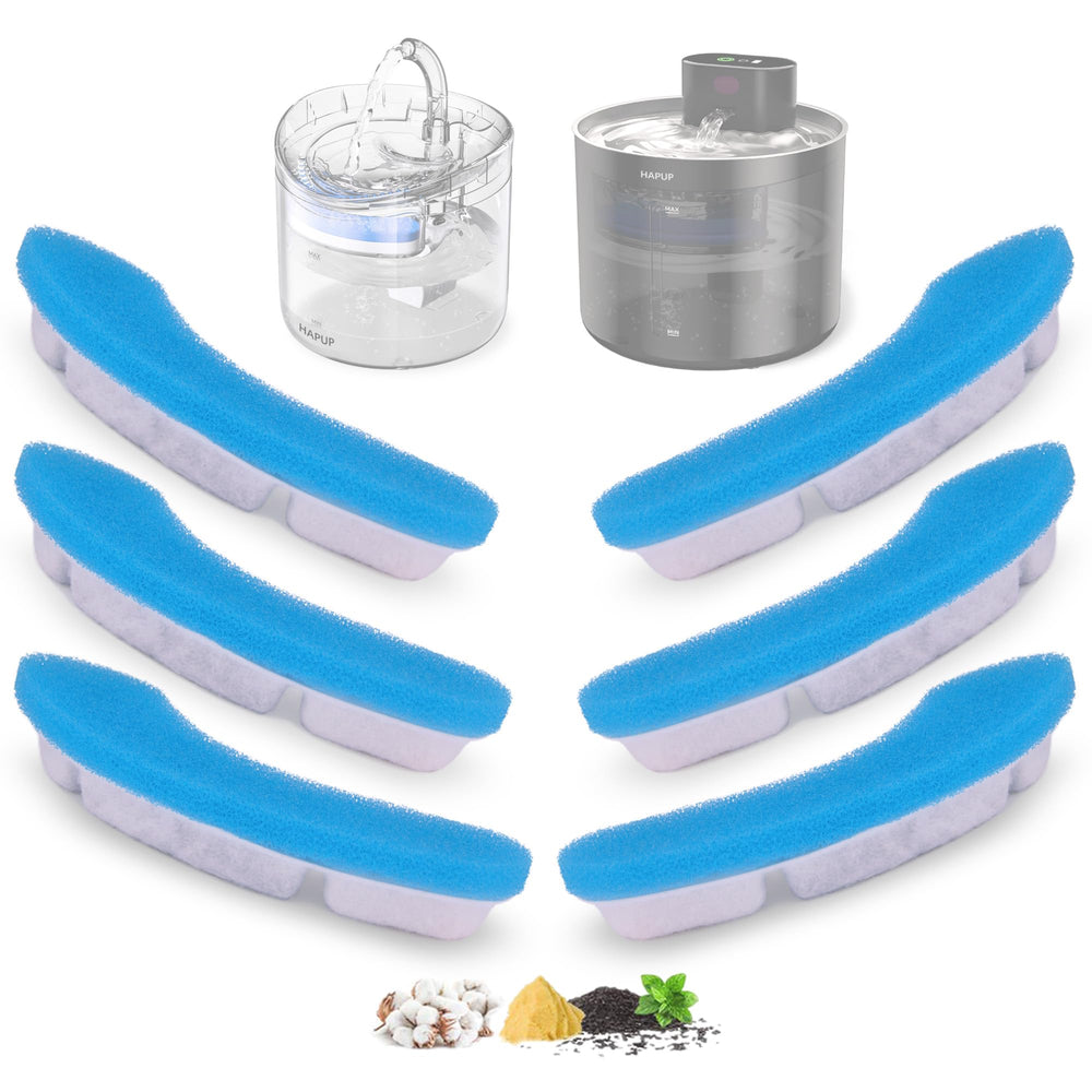 Fontaine Hapup arc-filtre: eau plus fraîche pour chats et chiens.