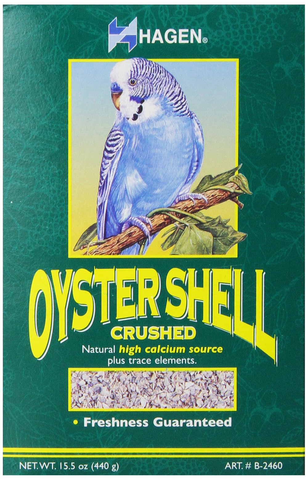 Coquilles de huître Hari dans un sac, source naturelle de calcium pour oiseaux.
