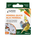 Bloc Hari pour oiseaux – vue d'ensemble, enrichissement naturel et calcium