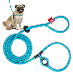 Harness Lead harnais anti-tirage bleu multi, ajustement précis