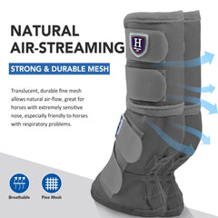 Bottes Harrison Howard cheval maille dense offre protection contre insectes