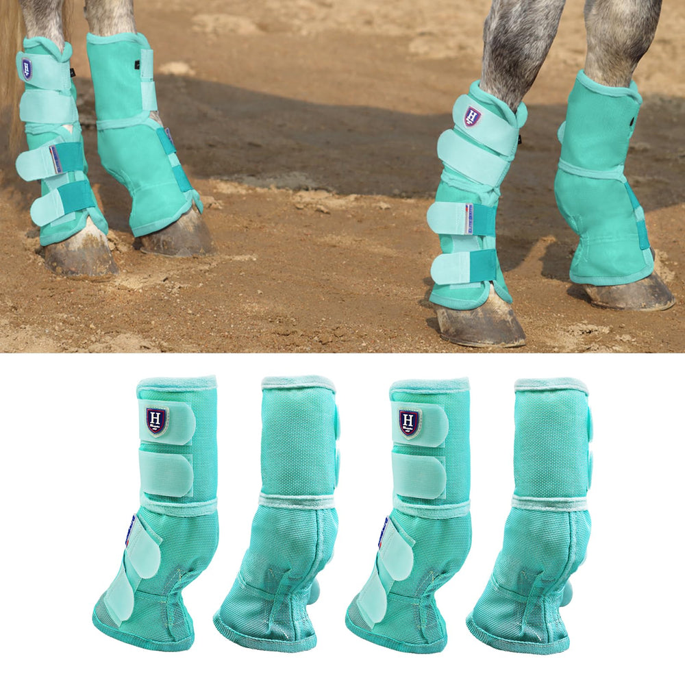 Bottes Harrison Howard anti-moustique avec ventilation, confort durable pour cheval.
