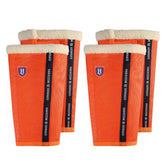 Bottes Harrison Howard en maille orange offrant protection UV et ventilation.