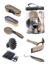Brosse Harrison Howard pour le corps du cheval, soin quotidien en douceur.
