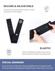 Fermetures velcro ajustables assurant un maintien sûr sans glissement.