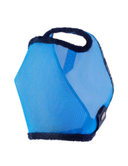 Harrison Howard masque cheval avec ouverture pour crinière maillage UV bleu ciel.