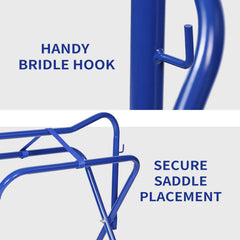 Harrison Howard: plateau de rangement pliable pour accessoires équestres à portée de main.