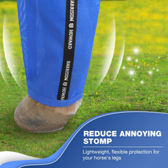 Harrison Howard tissu PVC UV-protecteur, protège les jambes du cheval lors des sorties.