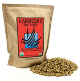 Harrison's Aliments Oiseaux, emballage prêt à l'emploi, facilité et conservation sécurisée.