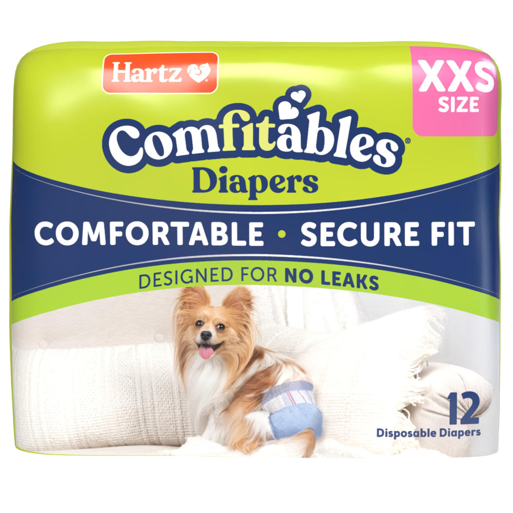Hartz Comfitables: couches pour chiens XXS en denim, confort doux et ajustement sûr.