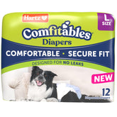 Hartz Comfitables: emballage denim pour chien, design tendance et confort.