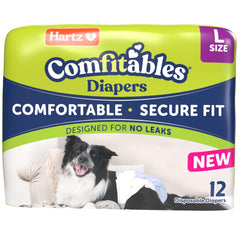 Hartz Comfitables: emballage denim pour chien, design tendance et confort.