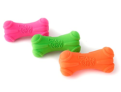 Hartz DuraPlay os sifflet latex petit, parfait pour le retour en intérieur.