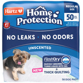 Hartz Home Protection : alèse chien 6 couches, absorption renforcée pour petites et grandes urines.