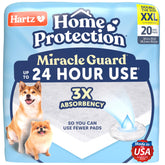 Hartz Miracle Guard, tapis-chien absorbant, absorption maximale pour longues périodes.