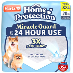 Hartz Miracle Guard, tapis-chien absorbant, absorption maximale pour longues périodes.