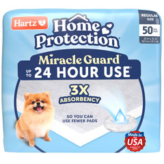 Hartz Miracle Guard: tapis d'entraînement absorbant, absorption maximale pour chiens et chiots.