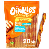 Hartz Oinkies Twirls Poitrine Poulet Réelle : récompense savoureuse nourrissant le chien